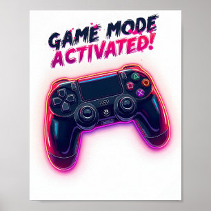 Poster Modo de jogo ativado