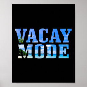Poster Modo Férias Férias Surf Surfe Praia Engraçado