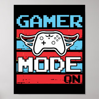 Poster Modo Gamers Ativado