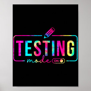 Poster Modo No Último Dia Do Professor No Dia Do Teste Es