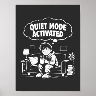 Poster Modo Silencioso Ativado
