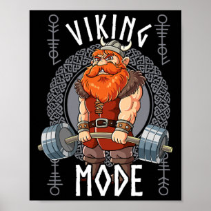 Poster Modo Viking Gym Bodybuilding