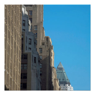 Póster Modos de construção Manhattan Nova Iorque EUA