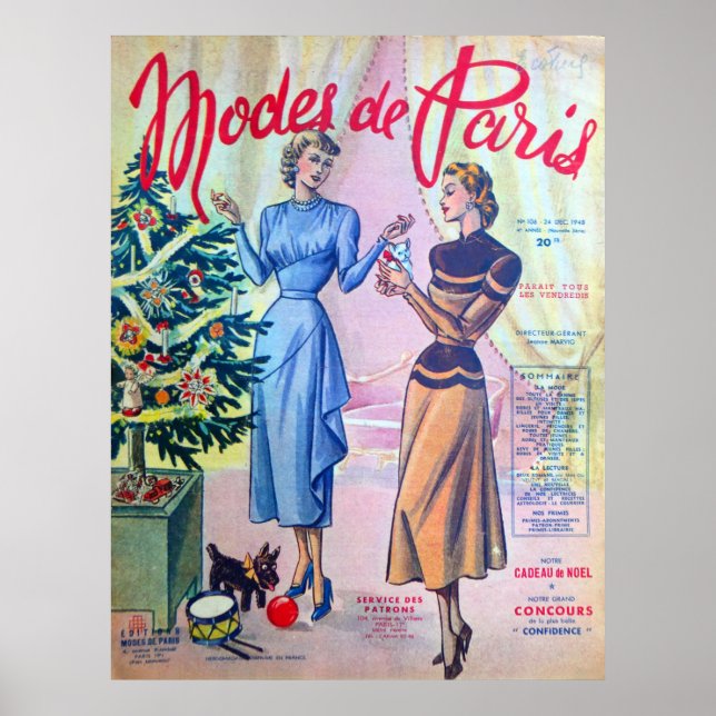 Poster Modos de Paris. (Frente)