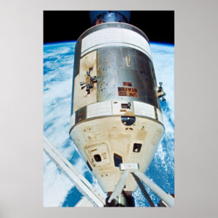 Póster Módulo de serviço de comando do Skylab 4