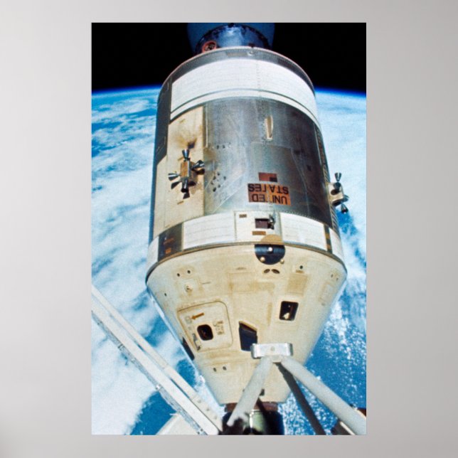 Póster Módulo de serviço de comando do Skylab 4 (Frente)