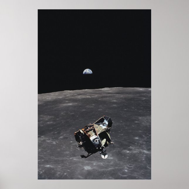 Póster Módulo Lunar Apollo 11 "Águia" (Frente)