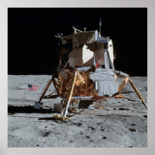 Póster Módulo Lunar Apollo 14