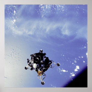 Póster Módulo lunar Apollo 9
