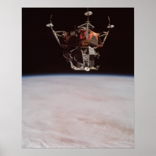 Poster Módulo Lunar Apollo 9 "Spider"