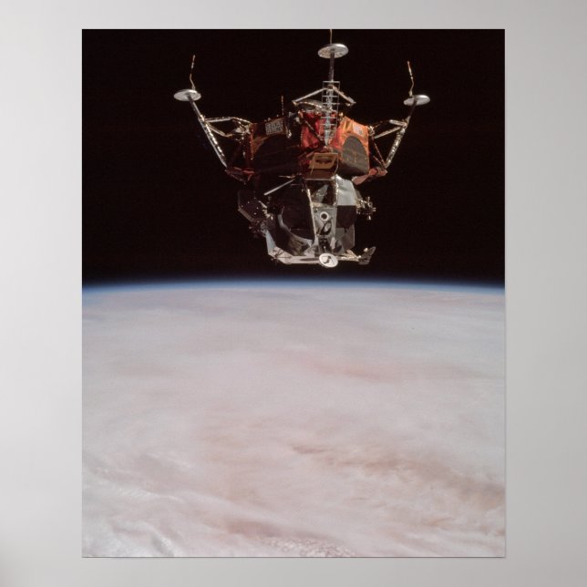 Poster Módulo Lunar Apollo 9 "Spider" (Frente)