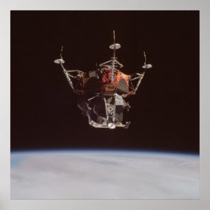 Póster Módulo Lunar Apollo 9 "Spider"