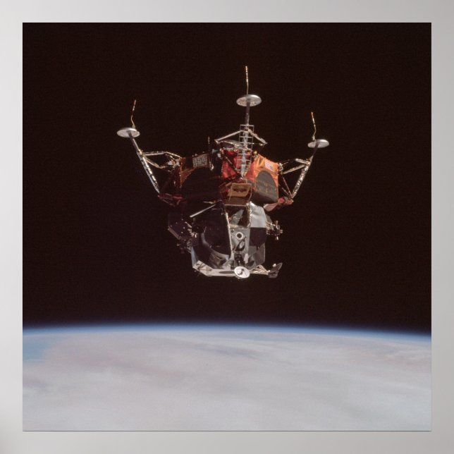 Póster Módulo Lunar Apollo 9 "Spider" (Frente)