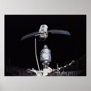 Póster Módulo Zarya Russo para Módulo de Unidade (ISS)