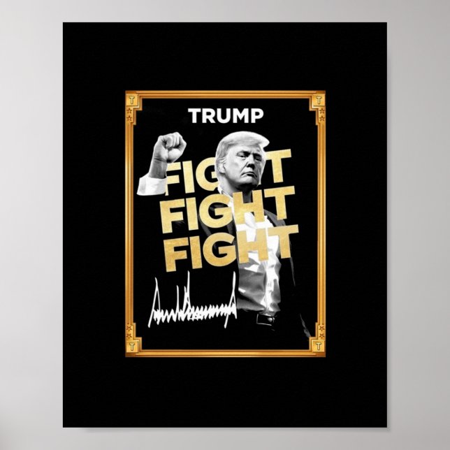 Poster Moeda da Memória da Trump (Frente)