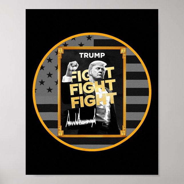 Poster Moeda de Meme do Trump Engraçado Criptomoeda Meme  (Frente)