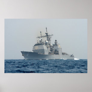 Poster Moeda de USS (CG 61)
