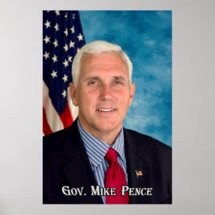 Póster Moedas de um centavo de Mike do governador
