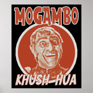 Poster Mogambo Khush Hua Bollywood Sarcastic Funny Desi H