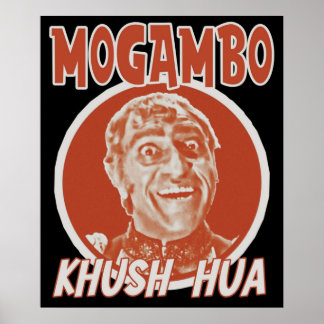 Poster Mogambo Khush Hua Bollywood Sarcastic Funny Desi H