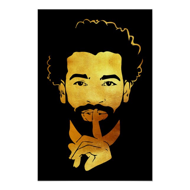Póster Mohamed Salah, o futebol do rei egípcio (Frente)