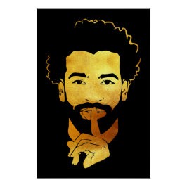 Póster Mohamed Salah, o Rei do Futebol Egípcio