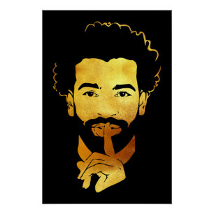 Póster Mohamed Salah, o Rei do Futebol Egípcio