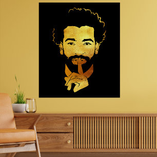 Poster Mohamed Salah, o Rei do Futebol Egípcio