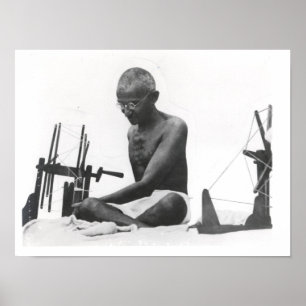 Póster Mohandas Karamchand Gandhi