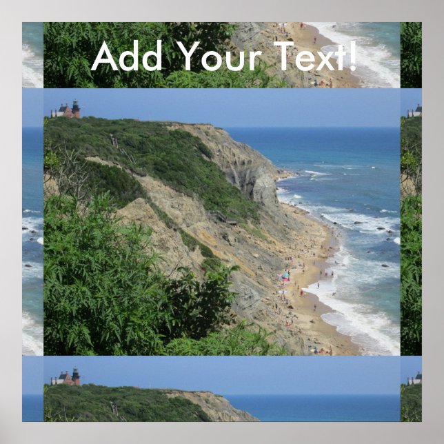 Poster Mohegan Bluffs Block Island 1 (Frente)
