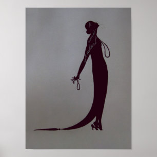 Poster Moi Fashion Plate ~ Vintage Art Nouveau