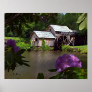 Póster Moinho de Mabry - pintura
