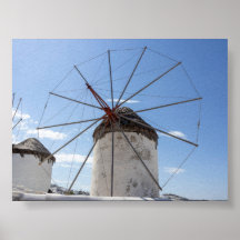 Moinhos de vento de Mykonos