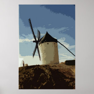 Poster Moinhos de vento espanhóis