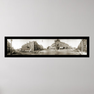 Poster Moinhos do lago, foto 1908 de IA