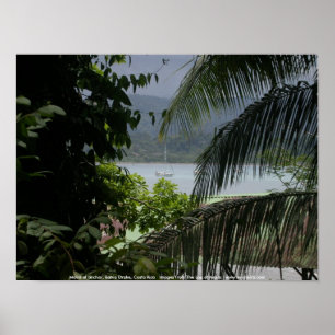 Poster Moira na âncora, Baía Drake, Costa Rica