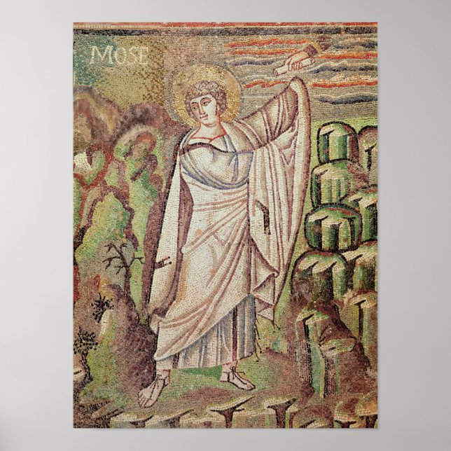 Póster Moisés no Monte Sinai (Frente)
