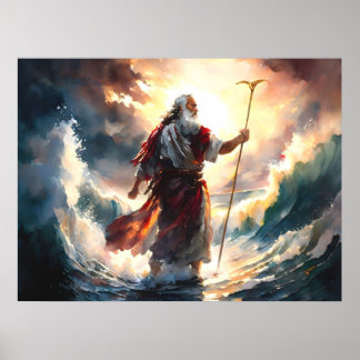 Poster Moisés Partilhou O Mar Vermelho