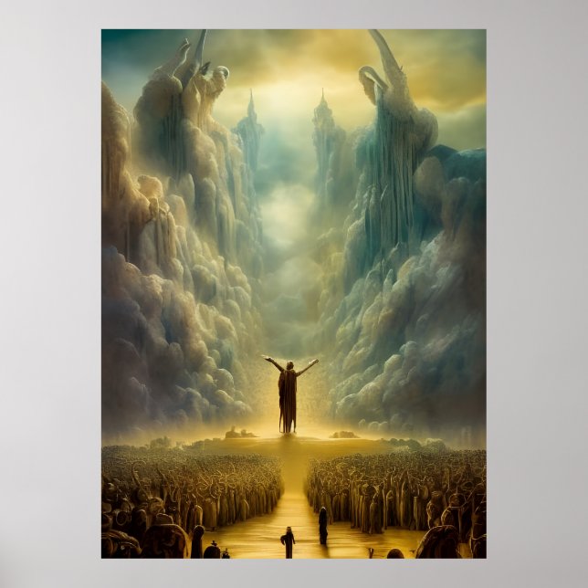 Poster Moisés parting of water (Frente)