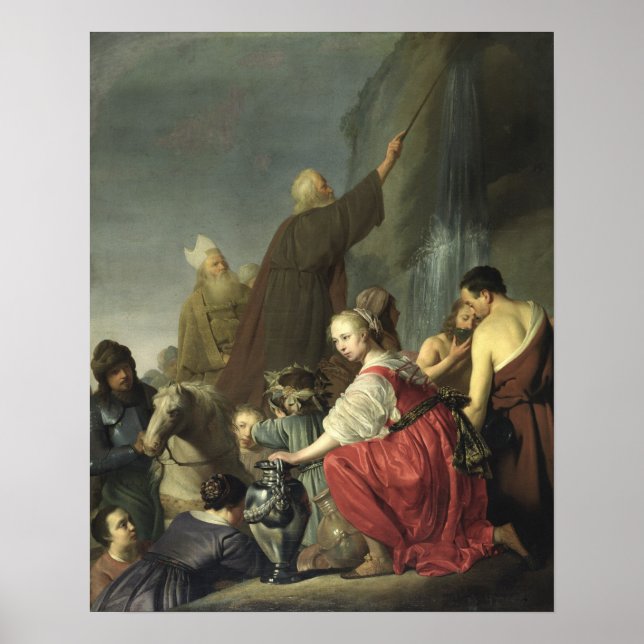 Póster Moisés Strike Water do Rock (Frente)