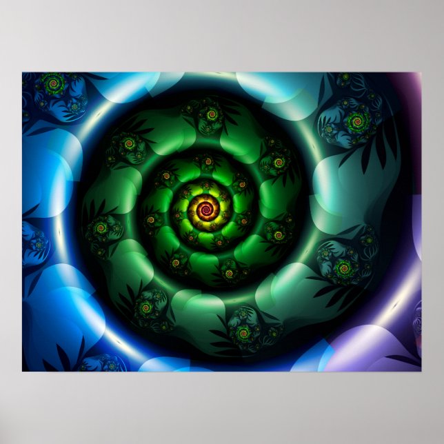 Poster Mola Colorida Enrolada (Frente)