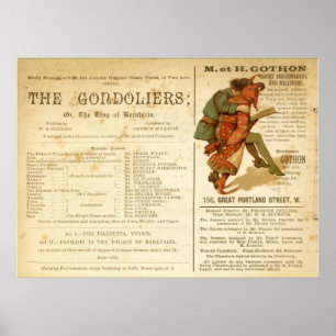 Poster Molde dos Gondoliers