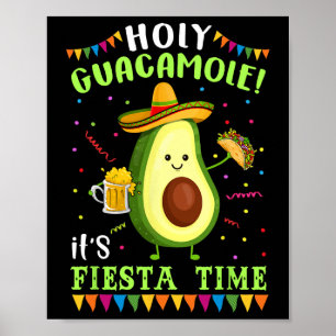 Poster Mole Santo É a Hora da Festa Camiseta Para Homens