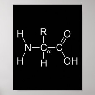 Poster Molécula De Proteína - Giro E Química - Construção