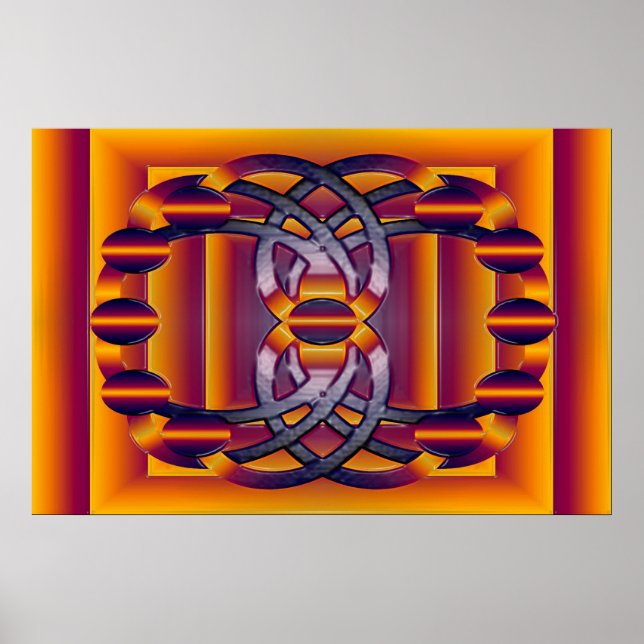 Póster Molécula Luminosa (Frente)