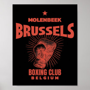 Poster Molenbeek Brussel Boxing Club Belgium - Boxing 2