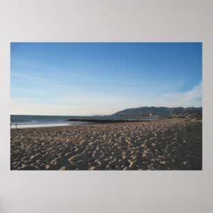 Póster Molhe da rocha na praia de Ventura