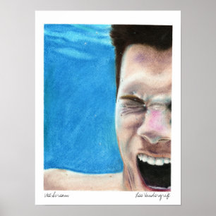 Póster Molhe o gritar por Lee Vandergrift