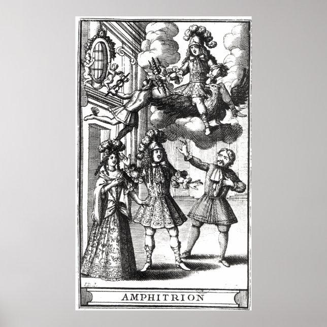 Póster Moliere 'Amphitryon' (Frente)