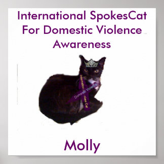 Póster Molly, Molly, Gato Internacional Para Come...